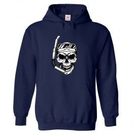 Under Water Skull Unisex Novelty Kids and Adults Pullover Hoodie